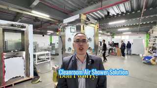 Douche d'air faisante le coin