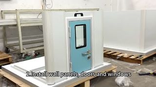 Processus d'installation du modèle de salle blanche Ⅰ