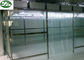 Cleanroom vertical de la classe 100 d'écoulement, mouvement facile transparent de salles propres de mur de PVC