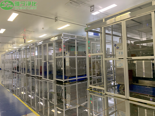 Yaning Industry Positive Clean Room Contractors Class 100 Hard Wall Clean Booth