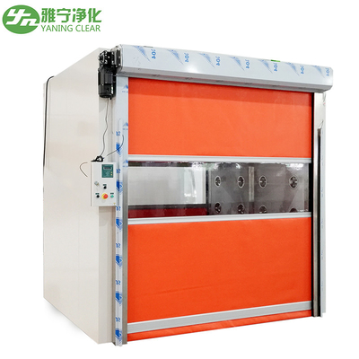 Ce porte automatique salle blanche douche à air 2.6kw 380v PVC porte à volets rapides