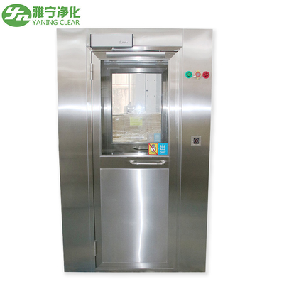 YANING Factory Cleanroom Air Shower Douche à air en acier inoxydable avec porte battante simple