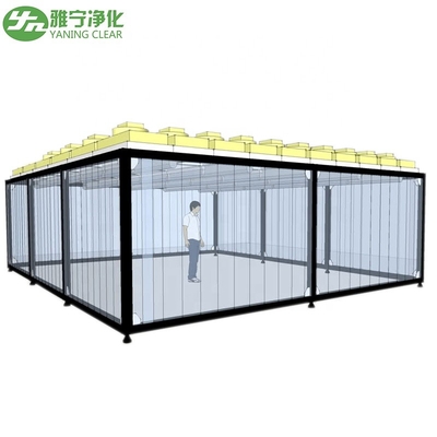Salle blanche stérile Booth Oem Classe 100 Salle blanche modulaire Iso 5 Iso 7