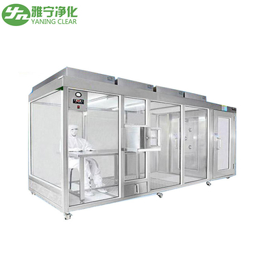 YANING GMP Standard ISO5 Modulaire Salle blanche Parement souple et dur Salle blanche Stand propre