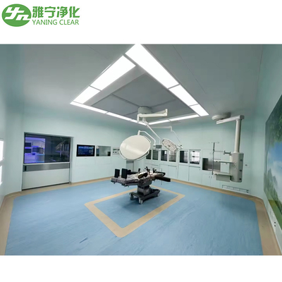 Conception adaptée aux besoins du client par salle blanche d'opération modulaire d'OIN 7 de salle d'opération de mur en verre
