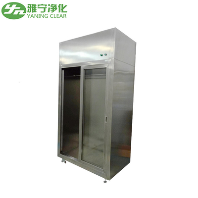 Armoire à porte coulissante HEPA en acier inoxydable Armoire à vêtements à flux d'air laminaire pour les magasins de boissons alimentaires