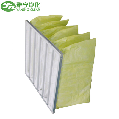 Efficacité moyenne pliée du filtre à air F8 de poche de plat pour le système primaire de filtration