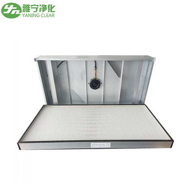 Unité de filtrage de fan de Hepa de pièce propre, plat en aluminium de zinc filtré par bobine de ventilateur d'extraction