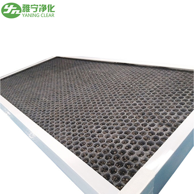 Filtre plissé de panneau, filtre à air deux de pièce propre en un granule actif de carbone/H13/14