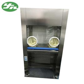 Banc propre laminaire horizontal fermé 220V 50HZ avec les gants fonctionnants en caoutchouc
