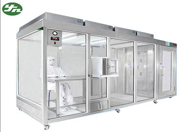 Ultra propre en bas de la cabine de pièce propre d'écoulement classez 100-100,000 pour l'industrie cosmétique