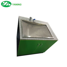 Petit évier médical de lavage de main avec le filet de filtre de dalle de marbre et d'acier inoxydable