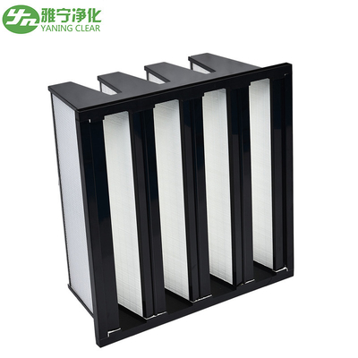 Filtre de la CAHT Hepa de la banque H10 de V, sous filtre à air 610*610*295mm de rendement élevé