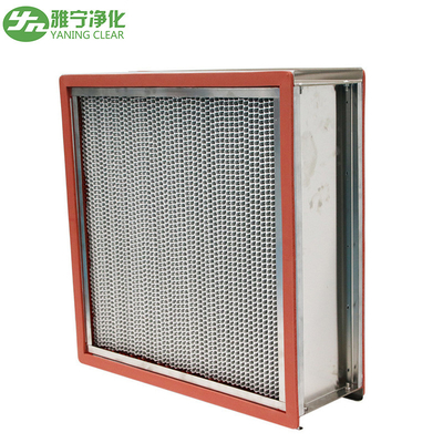 Filtre à air à hautes températures 15.6㎡ de HEPA grande région de filtre pour l'usine de nourriture