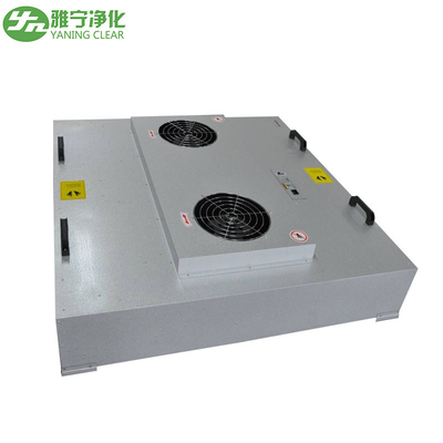Unité de fan de Gray Double Motor Ffu Filter, durée de vie d'unités de filtrage de fan de pièce propre longue