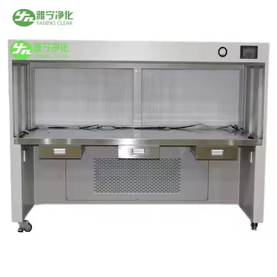 Station de travail entièrement en acier inoxydable de classe 100 filtre HEPA banc propre taille interne 1150*720*540mm