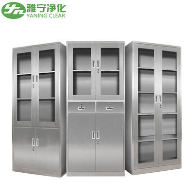 Armoire médicale en acier inoxydable AISI 304 SS personnalisée avec désinfection facile pour le théâtre d'opération et le stockage chirurgical