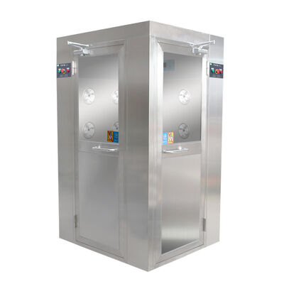 YANING GMP Standard Plaque de Base en Acier Inoxydable Douche à air pour Salle Blanche avec Temps de Douche à air réglable