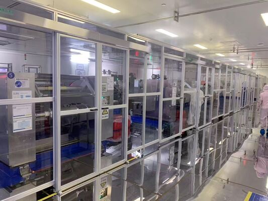 Installez rapidement une cabine de nettoyage modulaire avec une vitesse d'air réglable de 0,3-0,5 m/s et un filtre HEPA H14 pour un montage sans outil