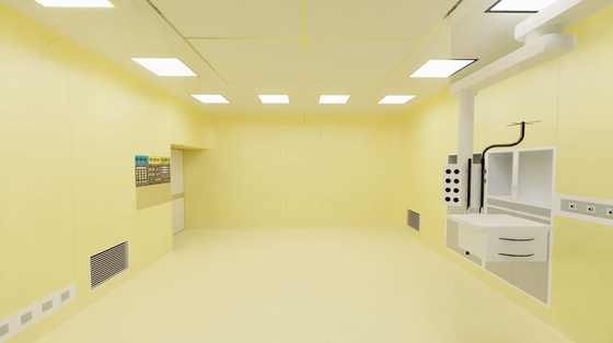 Class A Fire Rated Hermetic Hospital Door with 2mm Steel and Hermetic Seal for Operating Rooms