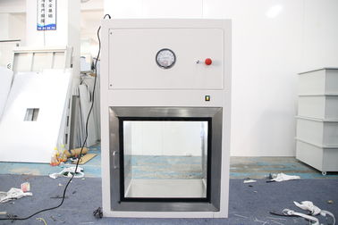 écoulement laminaire en acier de revêtement H14 HEPA du Cleanroom 25m/S de passage de poudre dynamique de boîte