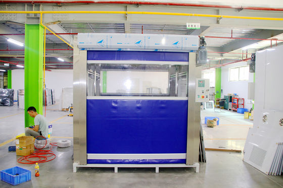 Poudre industrielle de douche d'air de rouleau de PVC enduisant la douche d'air intérieure de la cargaison SUS304