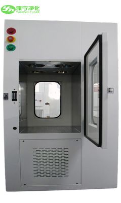 L'acier de boîte de passage de Cleanroom de douche d'air encadrent 304 que le SUS intérieur avec des becs saupoudrent le revêtement