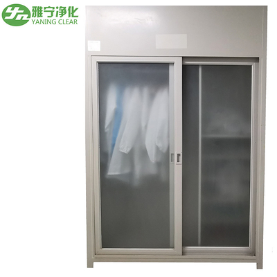 Porte coulissante 400w Salle blanche Armoire de vêtements en acier revêtu de poudre